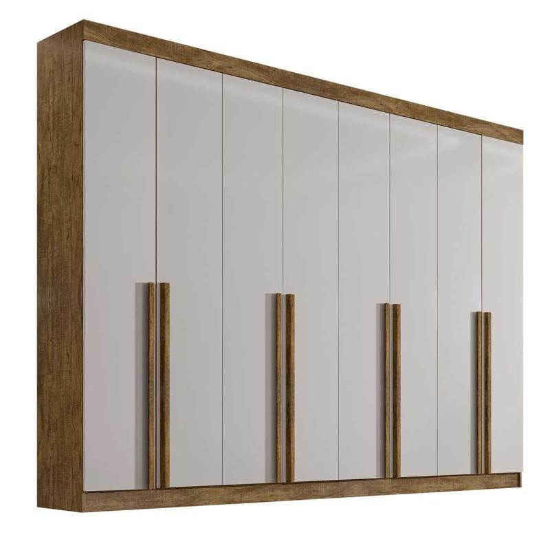 Guarda Roupa Daymond 6 Portas e 8 Gravetas 100% MDF D'Doro